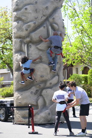 Rock Climbing at Earth Day