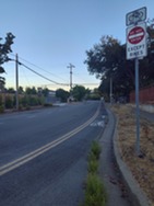 one-way street bike lane