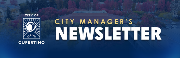 City of Cupertino City Manager's Letter