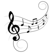 Musical Notes Square Stock Image