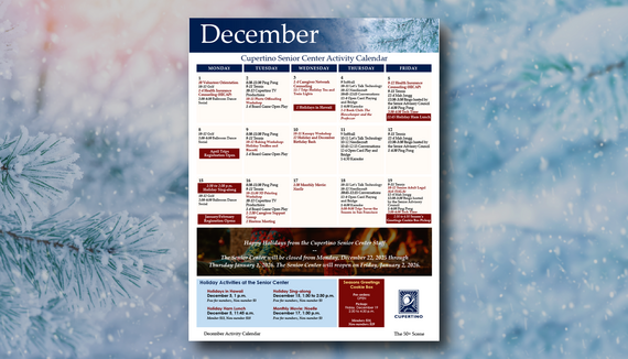 Dec 2025 50+ Calendar