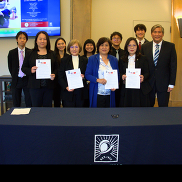 Mayor Liang Chao with friendship city delegation