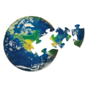 Globe as a puzzle