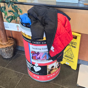 Donated items for Holiday Coat Drive 2026