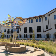 Public artwork titled "Emergence" in Cupertino