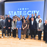 City of Cupertino staff with City Council at the 2026 State of the City event