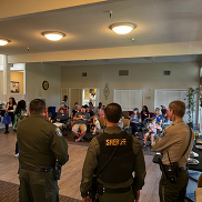 Sheriffs at community meeting