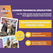 SVCTE Registration Open for Fall 2026