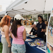 Teen Resource fair booth