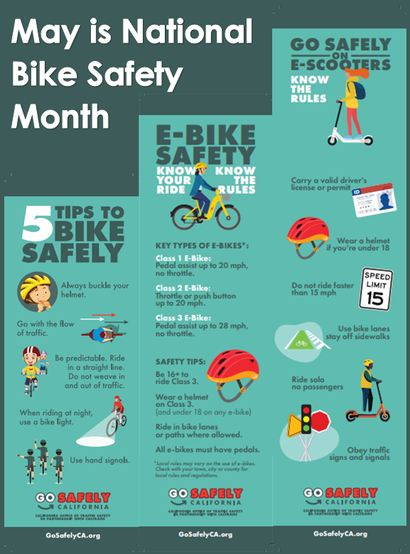 bike safety month graphic