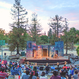 Hundreds gathered for Shakespeare in the Park at Cupertino Memorial Park