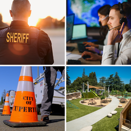Sheriffs and Cupertino bikeways, public works, and parks