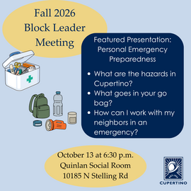Fall Block Leader Meeting
