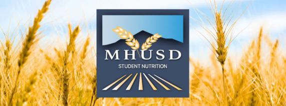 Morgan Hill Unified School District logo with wheat field background