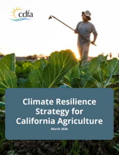 Climate Resilience Strategy for California Agriculture - cover