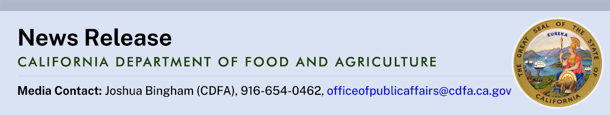 CDFA Press Release Banner