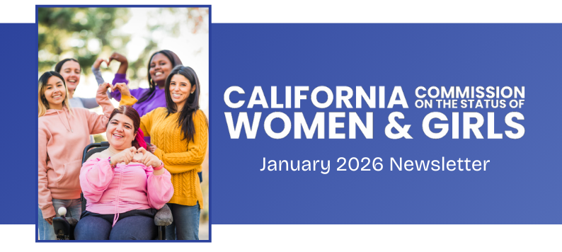 2026 Newsletter Banner showing women and girls