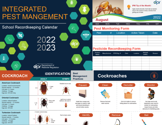 School IPM Recordkeeping Calendar 2022-2023