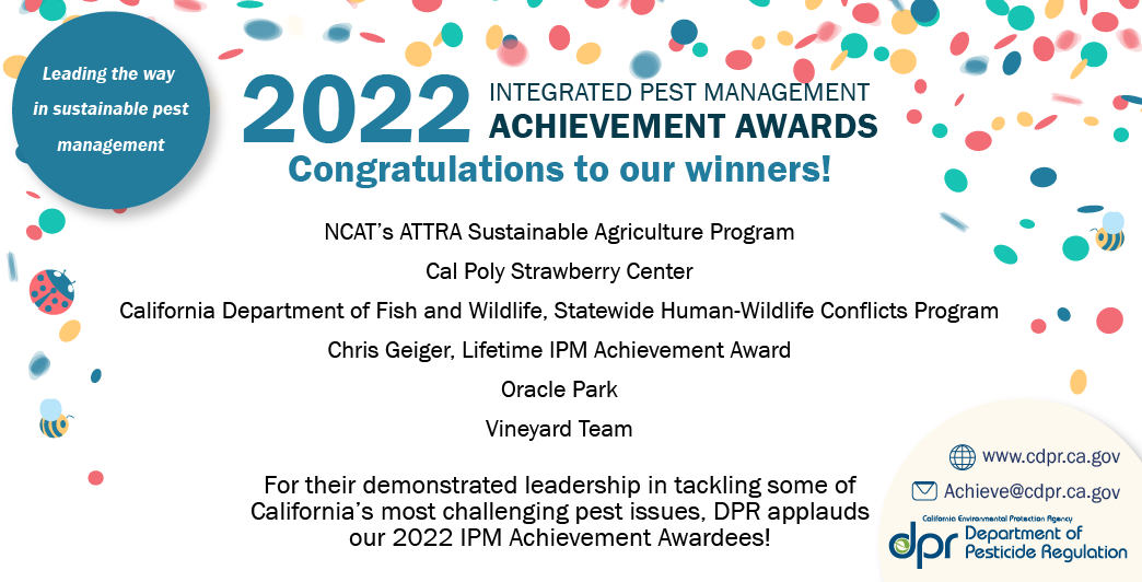 Congratulations to the 2022 IPM Achievement Award Winners