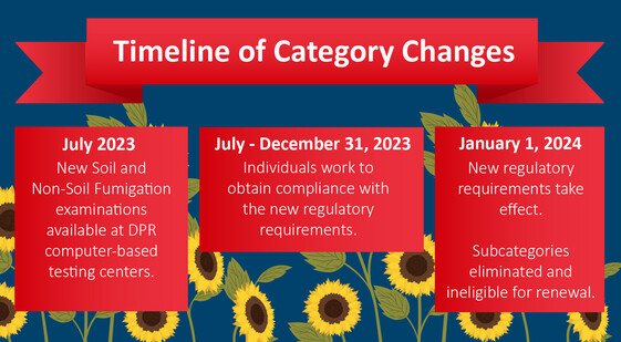Category Changes Timeline