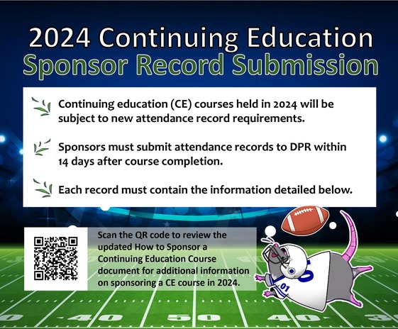 2024 Continuing Education Sponsor Record Submission   2023 Record Submission Postcard Crop 