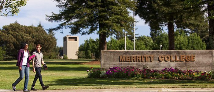 Merritt College with students