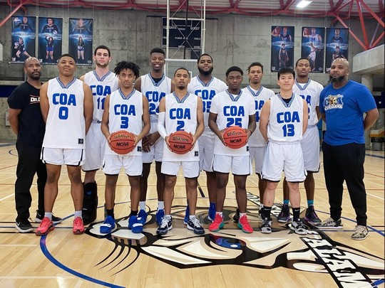 COA men's basketball team 2019-2020 season