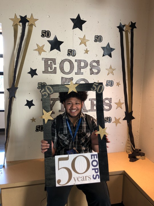 student celebrates 50 years of EOPS