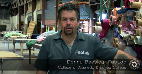 Danny Beesley of the FabLabs at the Peralta Colleges