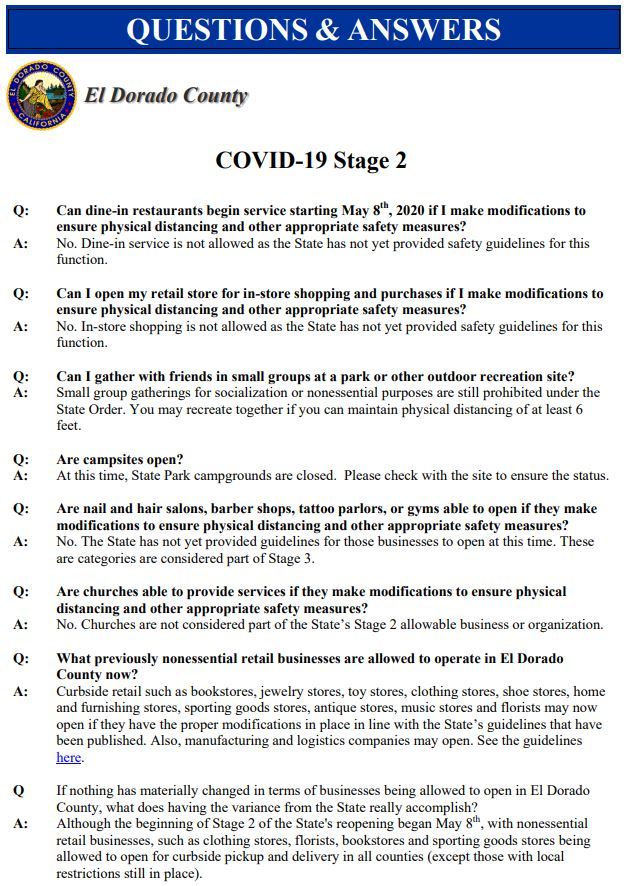 COVID-19 Q & A