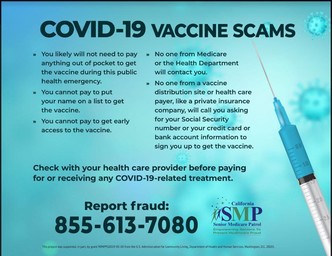 covid vaccine scams