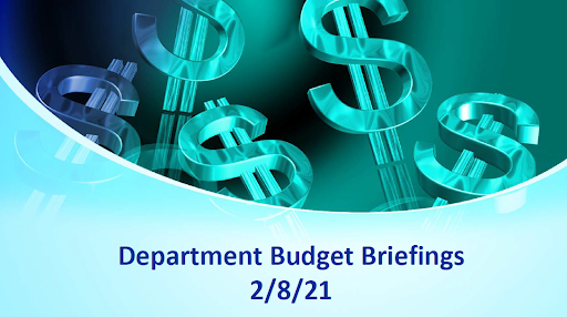 Department Budget Briefings