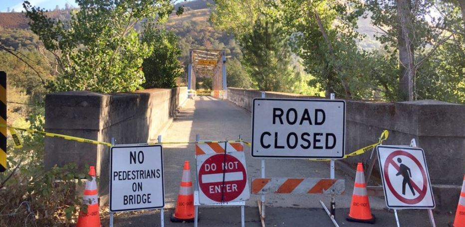 Mt Murphy Bridge closure