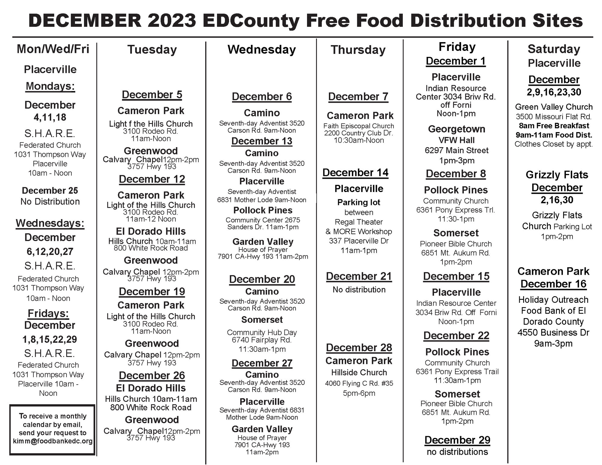 UPDATED December 2023 EDC Free Food Distribution pdf final