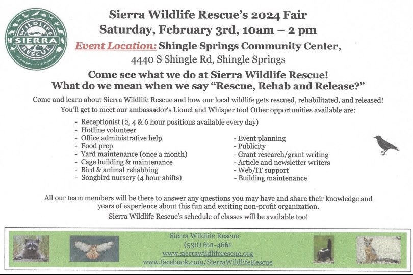 Sierra Wildlife event