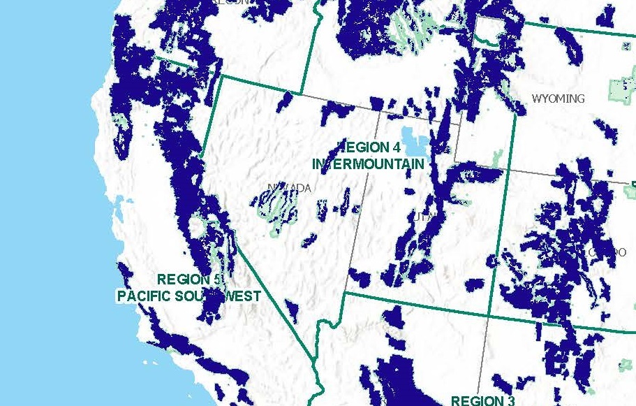 USDA Target Area Map