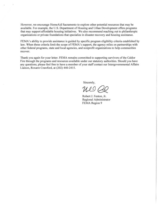 FEMA IA Denial Letter 2