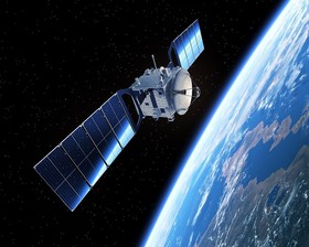 Satellite in space 