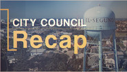 City Council Recap