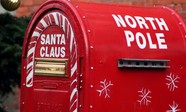 Sant Claus's red mailbox