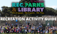 Picture of El Segundo Egg Hunt at the Park with words "Spring Recreation Activity Guide"
