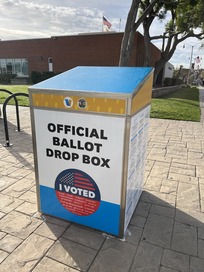 Ballot Box outside El Segundo City Hall