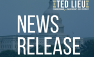 Ted Lieu logo with words "News Release"
