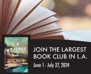 Book pages, and book cover of "L.A. Weather" by Maria Amparo Escandon