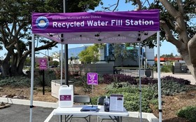 West Basin's recycle water fill station