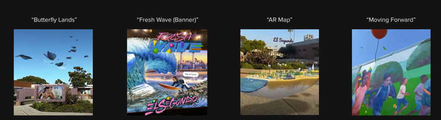 Butterfly Lands, Fresh Wave, AR Map and Moving Forward images for press release 