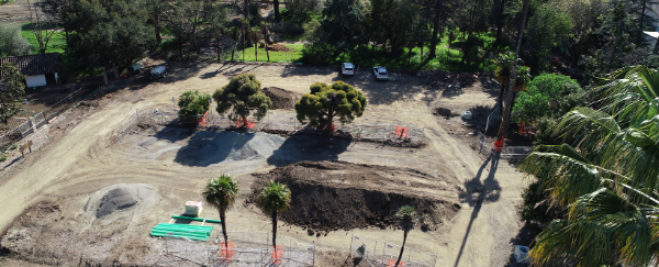 park under construction