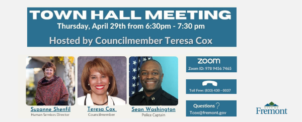 councilmember and two staff members