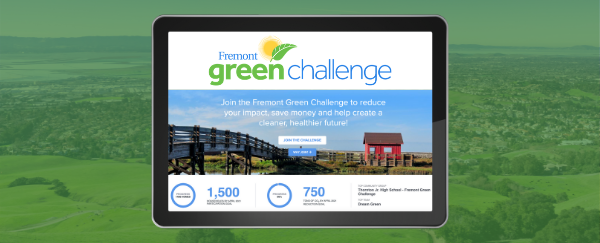 tablet and aerial of Fremont