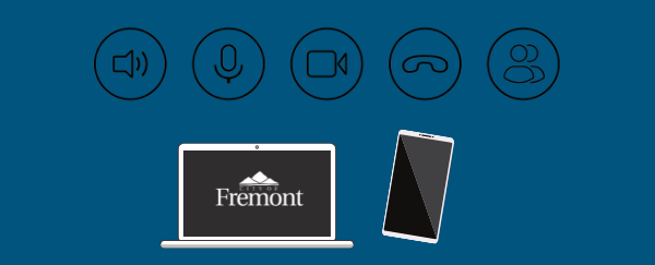 laptop, mobile device, circle buttons